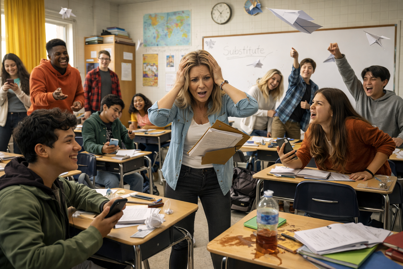 Holding the Line: 10 Ways Covering Teachers Can Prevent Classroom ...